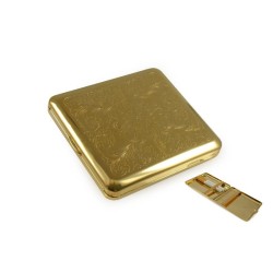 Vom Hofe Ταμπακιέρα Χρυσή 800010